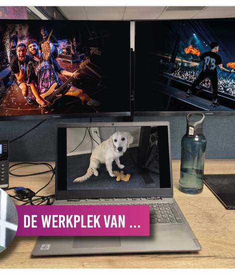 De werkplek van Frits