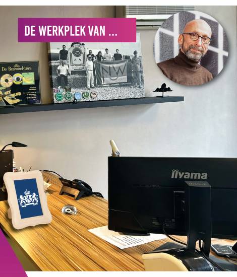 De werkplek van John!